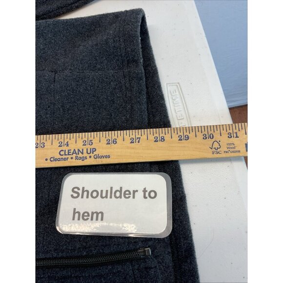 SmartWool Anchor Line‎ Full Zip Jacket Coat Gray Wool Blend Pockets Mens M - Picture 9 of 10